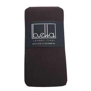 Italian Cashmere Tight Espresso Brown TALL B.ella Georgia Viscose Blend NWT Luxe